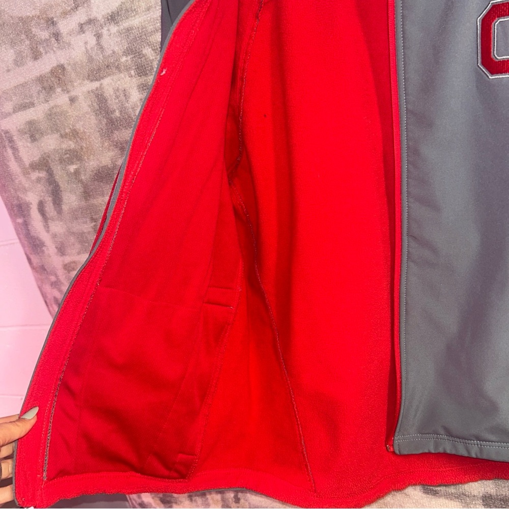 Gray And Red Performance Jacket - image 5